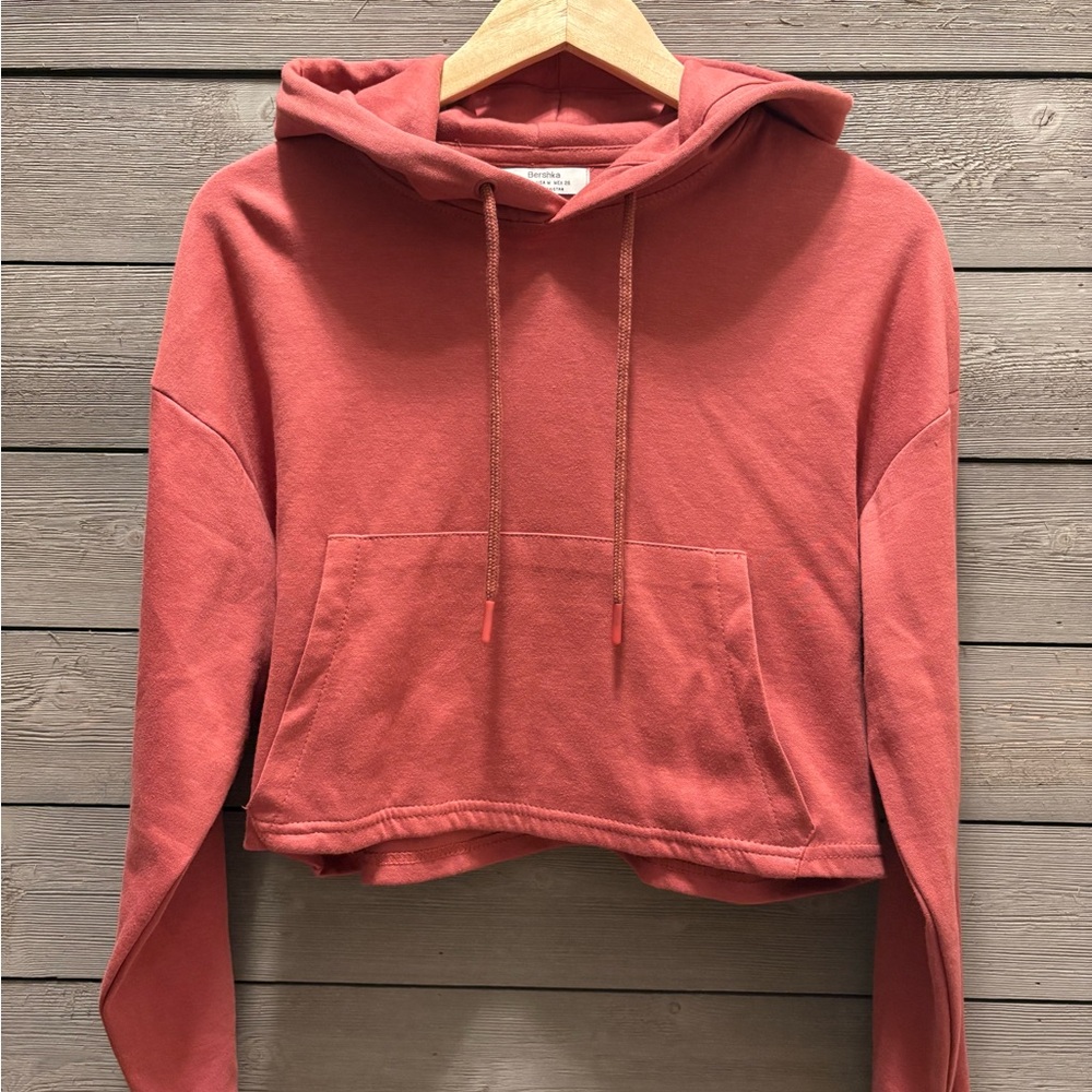 Bershka Cropped Hoodie